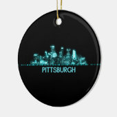 Pittsburgh Skyline Keramik Ornament (Links)