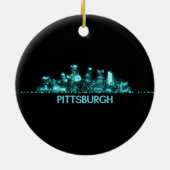 Pittsburgh Skyline Keramik Ornament (Hinten)