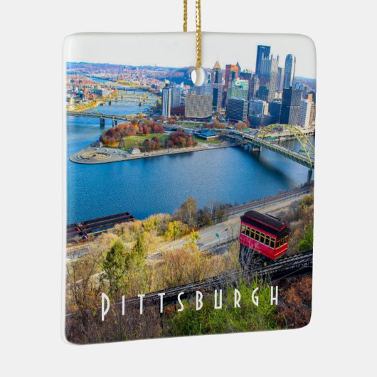 Pittsburgh Skyline Keramikornament (Rechts)