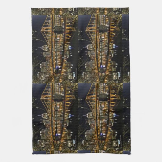 PITTSBURGH SKYLINE KÜCHE TOWEL TERRIBLE GESCHIRRTUCH (Vertikal)