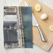 Pittsburgh-Skyline Küchentuch (Viertel Falte)
