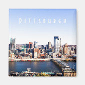 Pittsburgh Skyline Magnet (Vorne)
