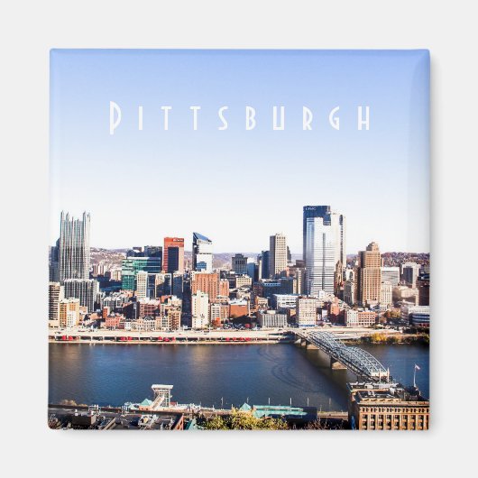 Pittsburgh Skyline Magnet (Vorne)