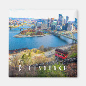 Pittsburgh Skyline Magnet (Vorne)