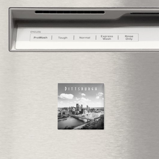 Pittsburgh Skyline Magnet (In Situ (Geschirrspüler))