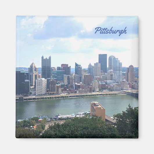 Pittsburgh Skyline Magnet (Vorne)