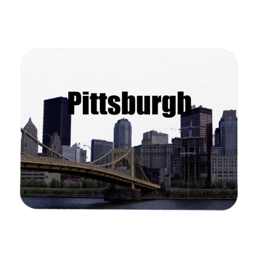 Pittsburgh Skyline mit Pittsburgh im Sky Magnet (Horizontal)