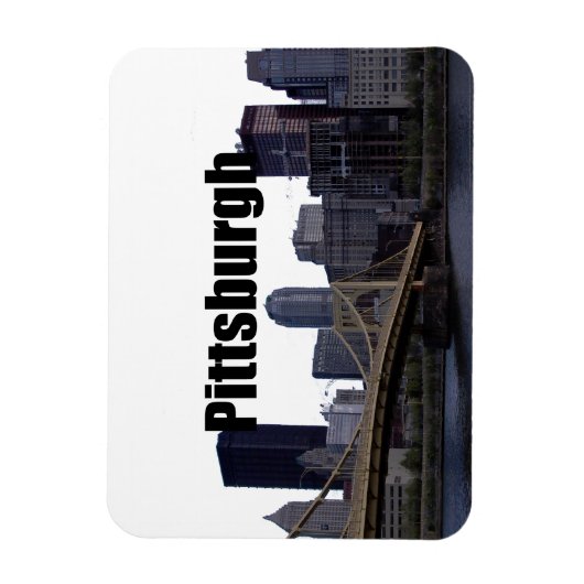 Pittsburgh Skyline mit Pittsburgh im Sky Magnet (Vertikal)