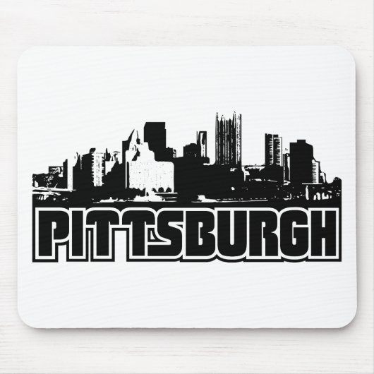 Pittsburgh-Skyline Mousepad (Vorne)