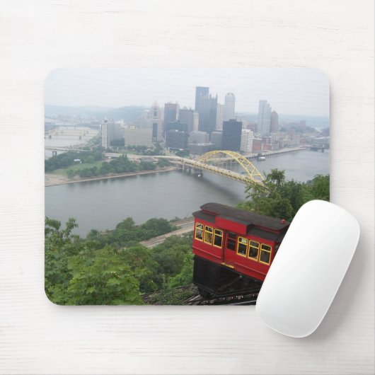 Pittsburgh-Skyline Mousepad (Mit Mouse)