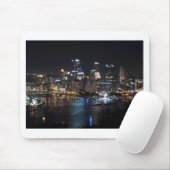 Pittsburgh-Skyline nachts Mousepad (Mit Mouse)