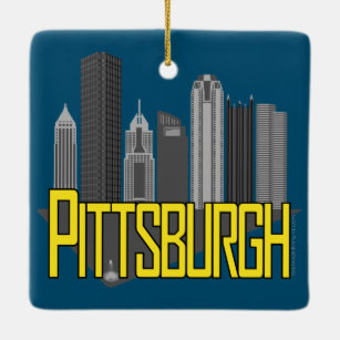 Pittsburgh Skyline Ornament