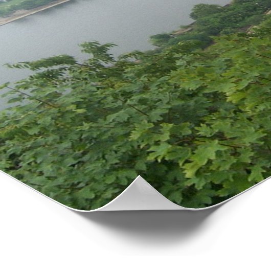 Pittsburgh Skyline Poster (Ecke)