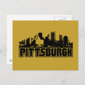 Pittsburgh Skyline Postkarte (Vorne/Hinten)