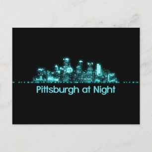 Pittsburgh Skyline Postkarte