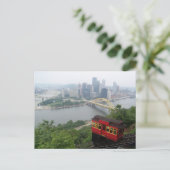 Pittsburgh Skyline Postkarte (Stehend Vorderseite)