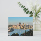 Pittsburgh Skyline Postkarte (Stehend Vorderseite)