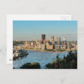 Pittsburgh Skyline Postkarte (Vorne/Hinten)