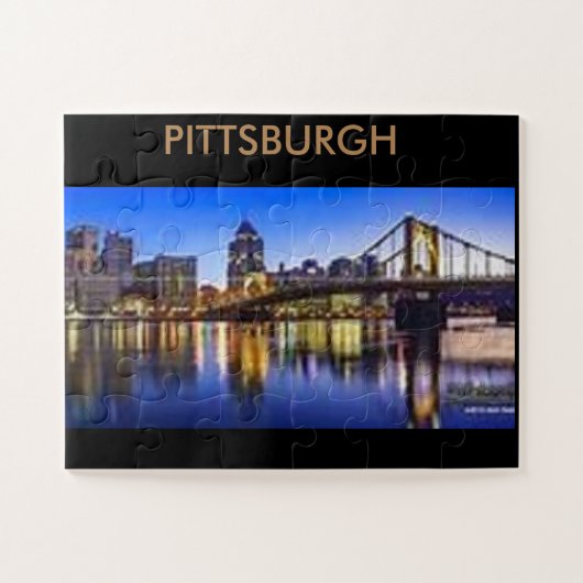 PITTSBURGH SKYLINE PUZZLE (Horizontal)
