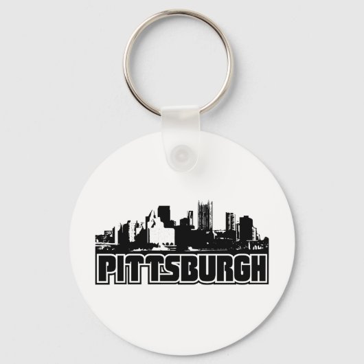 Pittsburgh Skyline Schlüsselanhänger (Vorderseite)