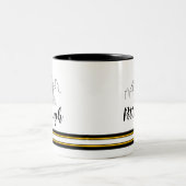 Pittsburgh Skyline Steelers Zweifarbige Tasse (Mittel)