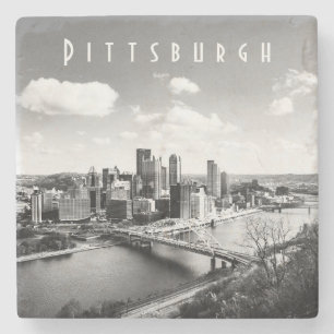 Pittsburgh Skyline Stone Untersetzer