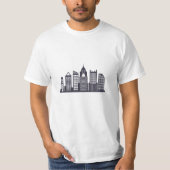 Pittsburgh Skyline T-Shirt (Vorderseite)