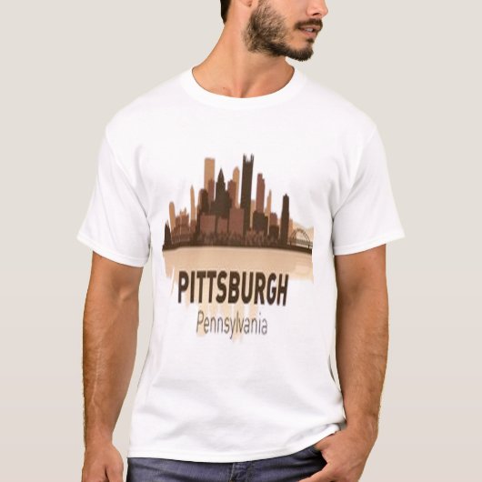 Pittsburgh Skyline T-Shirt (Vorderseite)
