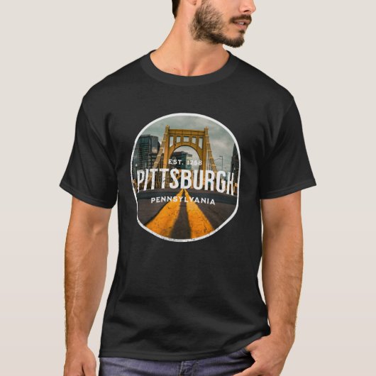 Pittsburgh Skyline T-Shirt (Vorderseite)