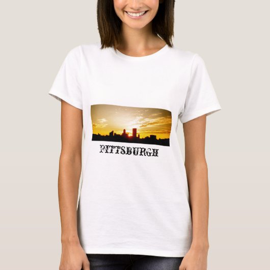 Pittsburgh-Skyline T-Shirt (Vorderseite)