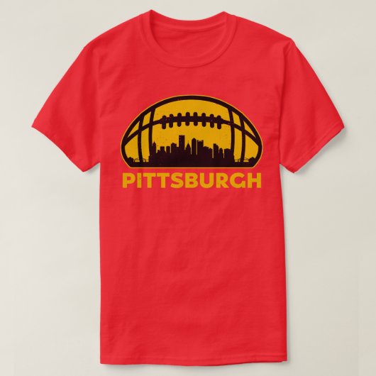 Pittsburgh Skyline T-Shirt (Design vorne)