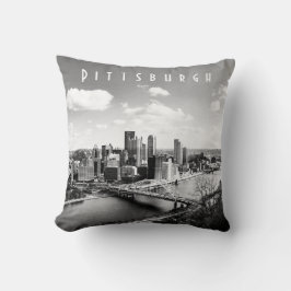 Pittsburgh Skyline Throw Kissen