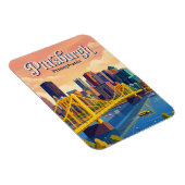 Pittsburgh Skyline USA Magnet (Rechte Seite)