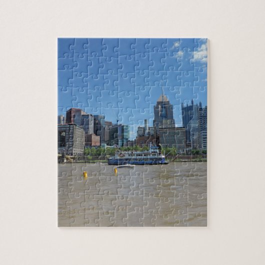 Pittsburgh-Skyline von PNC Park Puzzle (Vertikal)