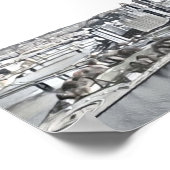 Pittsburgh Skyline Wedding Welcome Sign Poster (Ecke)