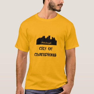 Pittsburgh-Stadt der Meister T-Shirt