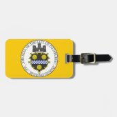 Pittsburgh-Stadt-Siegel Gepäckanhänger (Vorderseite horizontal)