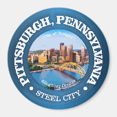 Pittsburgh (Städte) Magnet (Vorne)
