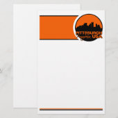 PITTSBURGH stationär, anpassen Briefpapier (Vorne/Hinten)