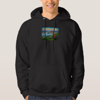 Pittsburgh Steel City Schrägaufzug Hoodie