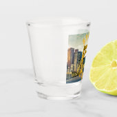 Pittsburgh Steel City Skyline 412 Pennsylvania Can Schnapsglas (Links)