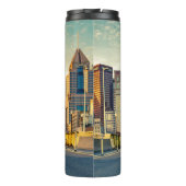 Pittsburgh Steel City Skyline Bridge Pennsylvania  Thermosbecher (Rückseite)
