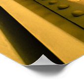 Pittsburgh Steel City Skyline Bridge Poster (Ecke)