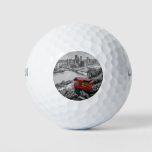 Pittsburgh Steel City Skyline Incline Fotografie Golfball