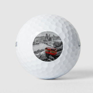 Pittsburgh Steel City Skyline Incline Fotografie Golfball