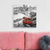 Pittsburgh Steel City Skyline Incline Fotografie Leinwanddruck (Insitu (Wohnzimmer))