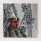 Pittsburgh Steel City Skyline Incline Fotografie Puzzle (Horizontal)