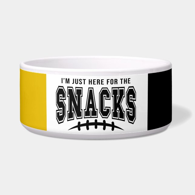 Pittsburgh Steelers für Snacks Pet Napf (Vorderseite)