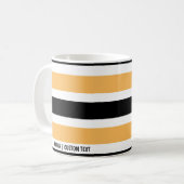 Pittsburgh Steelers Minimalistisch Bars Coffee Cup Kaffeetasse (Vorderseite Links)