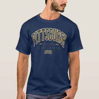 Pittsburgh Three Rivers Vintage-Varsity-T-Shirt T-Shirt